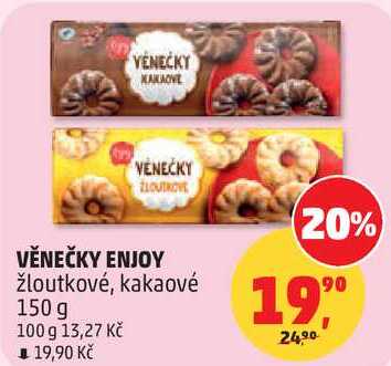 VĚNEČKY ENJOY žloutkové, 150 g