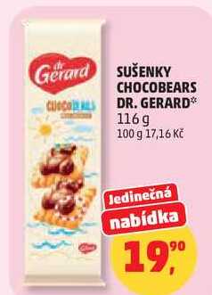 SUŠENKY CHOCOBEARS DR. GERARD, 116g  