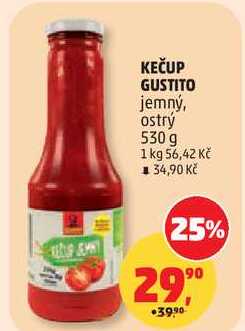 KEČUP GUSTITO jemný, 530 g