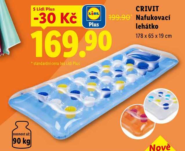 CRIVIT Nafukovací lehátko