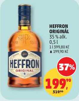 HEFFRON ORIGINÁL 35% alk., 0,5 l