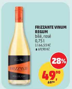 FRIZZANTE VINUM REGUM bílé, 0,75 l