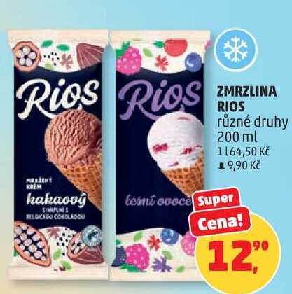 ZMRZLINA RIOS různé druhy, 200 ml