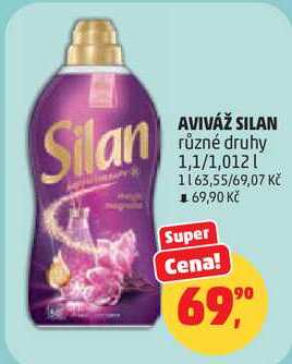 AVIVÁŽ SILAN různé druhy, 1,1 / 1,012 l Penny Market