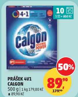 PRÁŠEK 4 v 1 CALGON, 500 g Penny Market