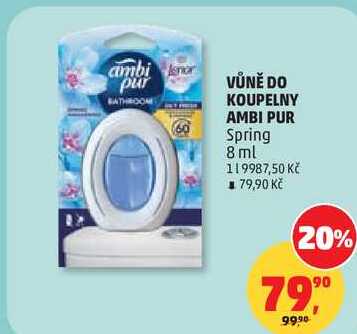 VŮNĚ DO KOUPELNY AMBI PUR Spring, 8 ml  