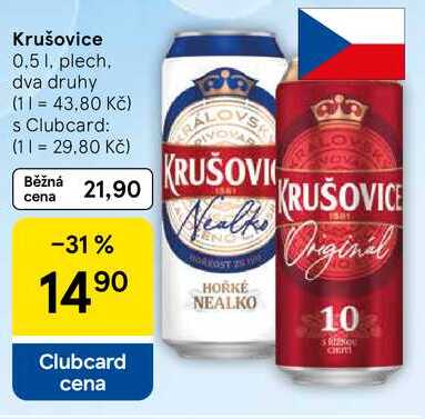 Krušovice, 0.5 l