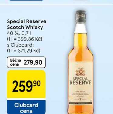 Special Reserve Scotch Whisky 40 %, 0,7 l