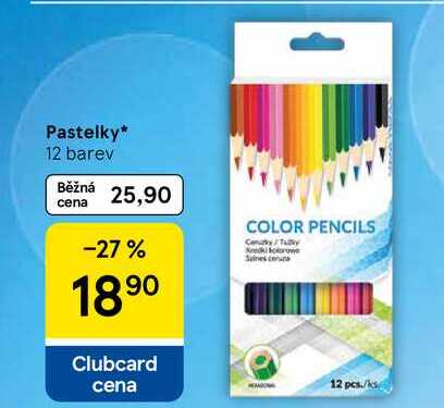 Pastelky, 12 barev