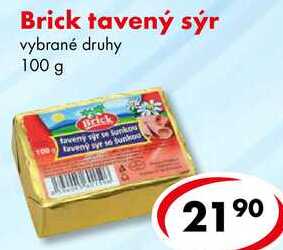 Brick tavený sýr, 100 g