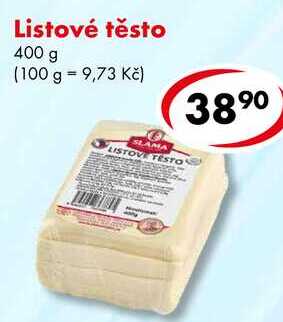Listové těsto, 400 g