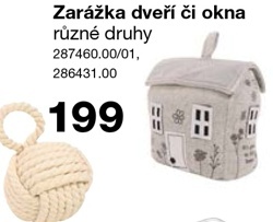 Zarážka dveří či okna