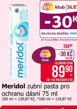 Meridol zubní pasta pro ochranu dásní 75 ml