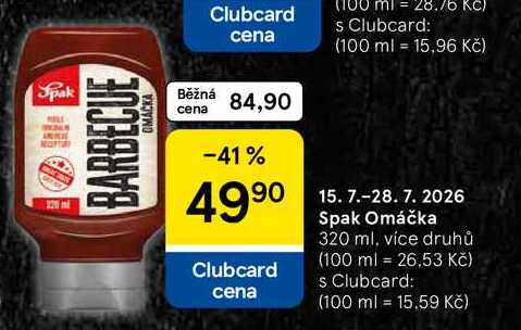 Spak Omáčka, 320 ml, více druhů