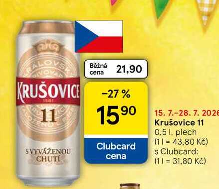 Krušovice 11, 0.5 l