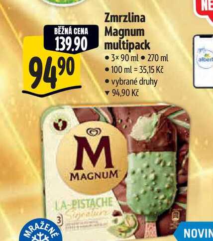 Magnum multipack 3x90 ml