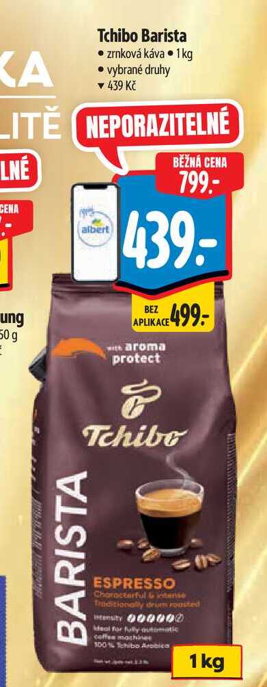 Tchibo Barista zrnková káva 1 kg