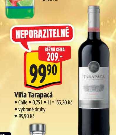 Viña Tarapacá 0,75 l