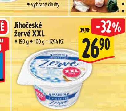 Jihočeské žervé XXL 150 g