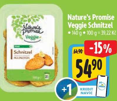 Nature's Promise Veggie Schnitzel 140 g