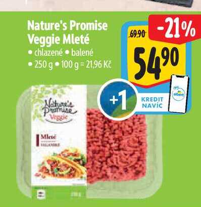 Nature's Promise Veggie Mleté 250 g