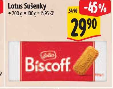 Lotus Sušenky 200 g