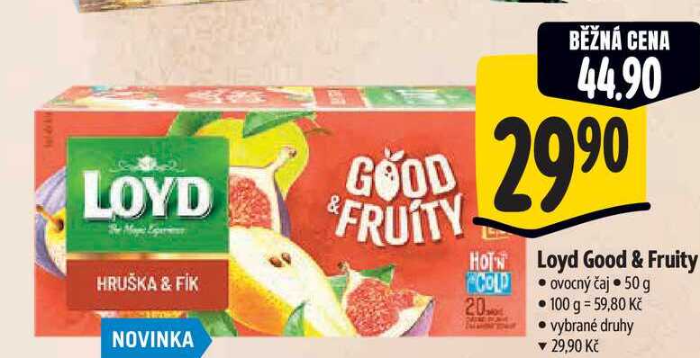 Loyd Good & Fruity ovocný čaj 50 g
