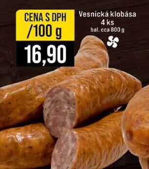 Vesnická klobása 100g
