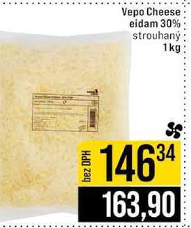 Vepo Cheese eidam 30% strouhaný 1 kg