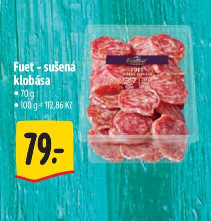 Fuet - sušená klobása 70g  