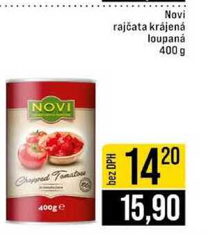 Novi rajčata krájená loupaná 400 g