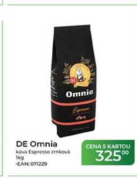 DE Omnia káva Espresso zrnková 1kg