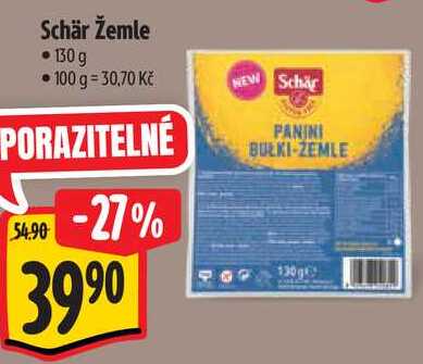Schär Žemle, 130 g