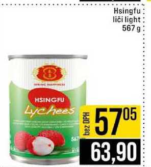Hsingfu liči light 567 g