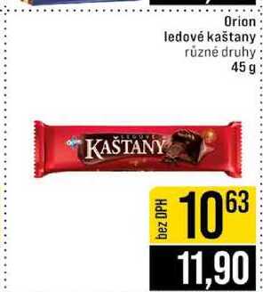 Orion ledové kaštany různé druhy 45g