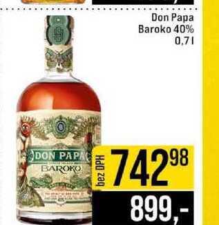 Don Papa Baroko 40% 0,7l