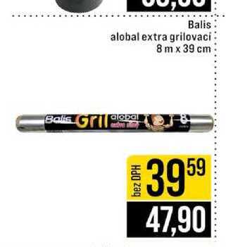 Balis alobal extra grilovaci 8 m x 39 cm