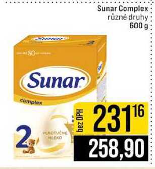 Sunar Complex různé druhy 600 g