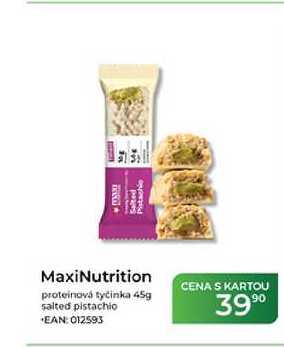 MaxiNutrition proteinová tyčinka 45g salted pistachio