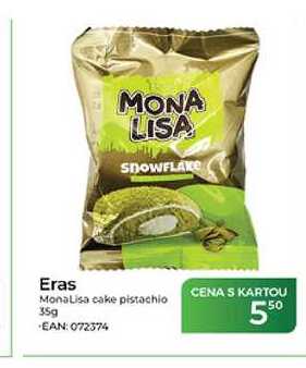 Eras Monalisa cake pistachio 35g