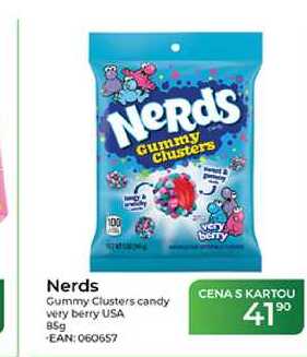 Nerds Gummy Clusters candy very berry USA 85g