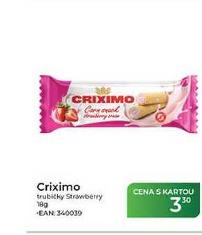 Criximo trubičky Strawberry 18g