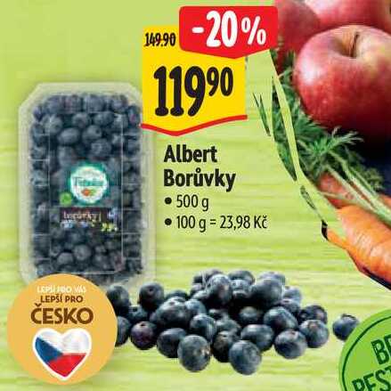Albert Borůvky, 500 g