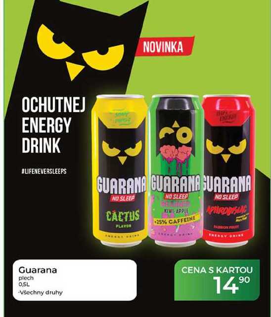 GUARANA plech 0,5l