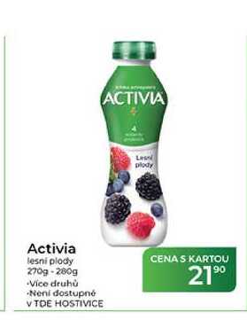 Activia lesní plody 270g-280g