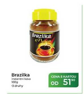 Brazilka instantní káva 100g
