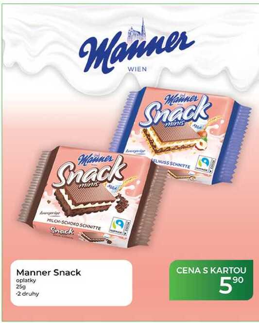 Manner Snack oplatky 25g