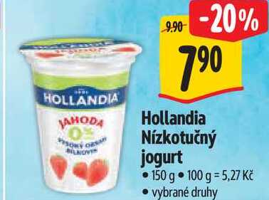 Hollandia Nízkotučný jogurt, 150 g