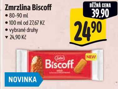 Zmrzlina Biscoff, 80-90 ml