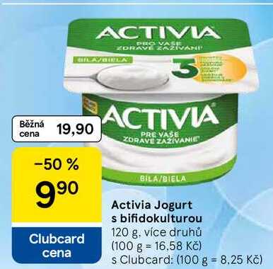 Activia Jogurt s bifidokulturou, 120 g, více druhů